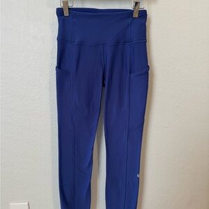 Lululemon Fast and Free High-Rise Fleece Crop 23"